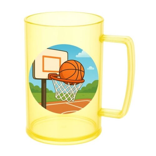 Caneca de Chopp Infantil Personalizada Basquete