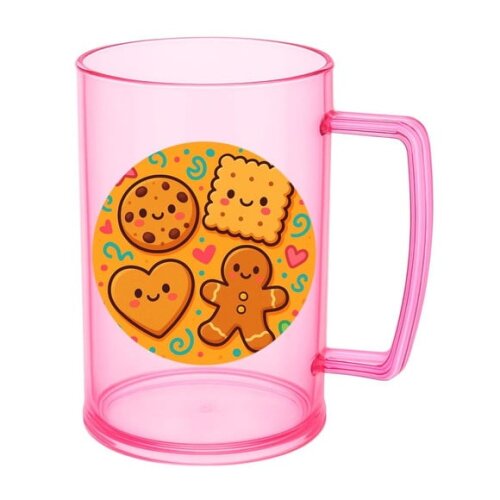 Caneca de Chopp Infantil Personalizada Biscoitinhos