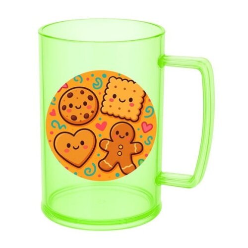 Caneca de Chopp Infantil Personalizada Biscoitinhos