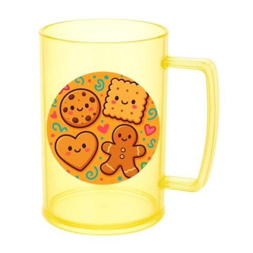 Caneca de Chopp Infantil Personalizada Biscoitinhos