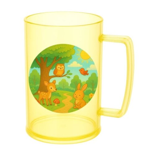 Caneca de Chopp Infantil Personalizada Bosque Encantado