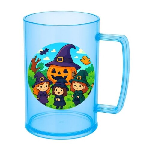 Caneca de Chopp Infantil Personalizada Bruxinhas Fofas