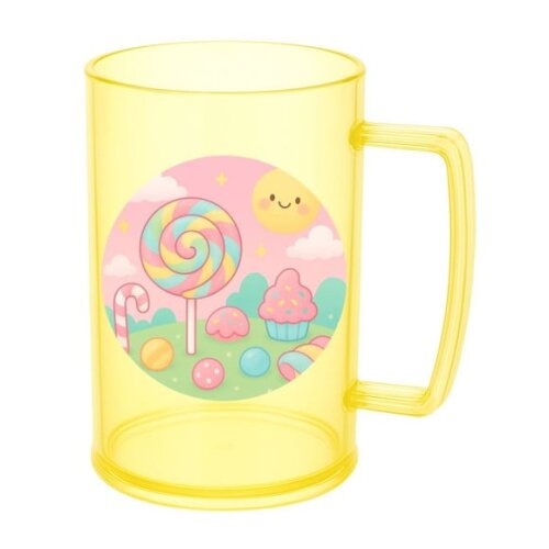 Caneca de Chopp Infantil Personalizada Candy Color