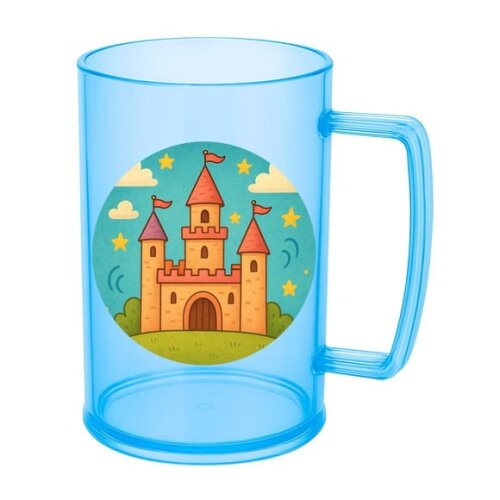 Caneca de Chopp Infantil Personalizada Castelo Encantado