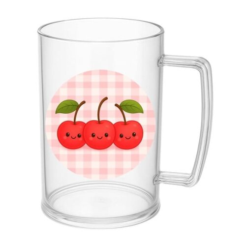Caneca de Chopp Infantil Personalizada Cerejinha