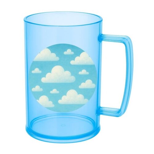 Caneca de Chopp Infantil Personalizada Céu Azul