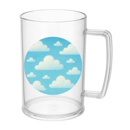 Caneca de Chopp Infantil Personalizada Céu Azul
