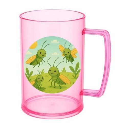 Caneca de Chopp Infantil Personalizada Cigarras