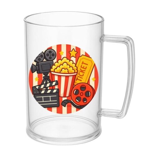 Caneca de Chopp Infantil Personalizada Cinema