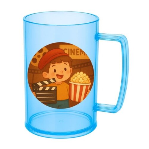 Caneca de Chopp Infantil Personalizada Cinema Antigo
