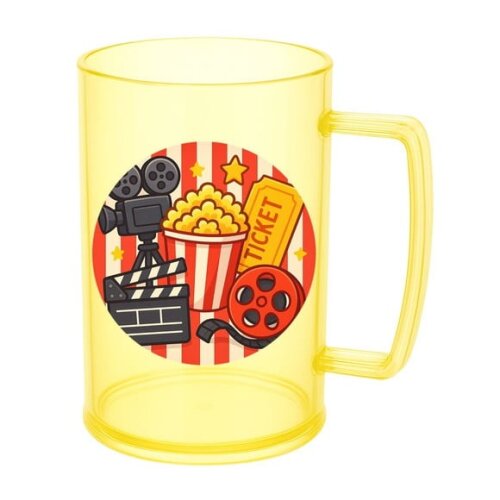 Caneca de Chopp Infantil Personalizada Cinema