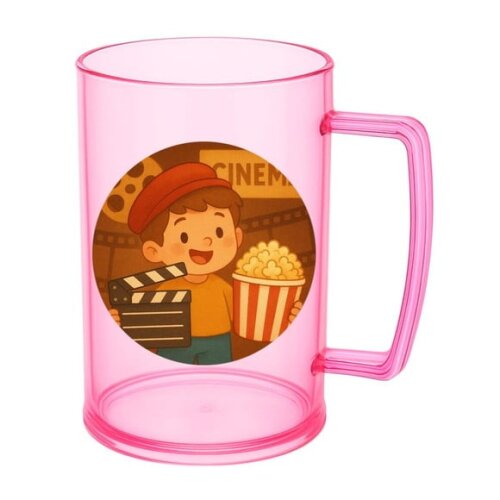 Caneca de Chopp Infantil Personalizada Cinema Antigo