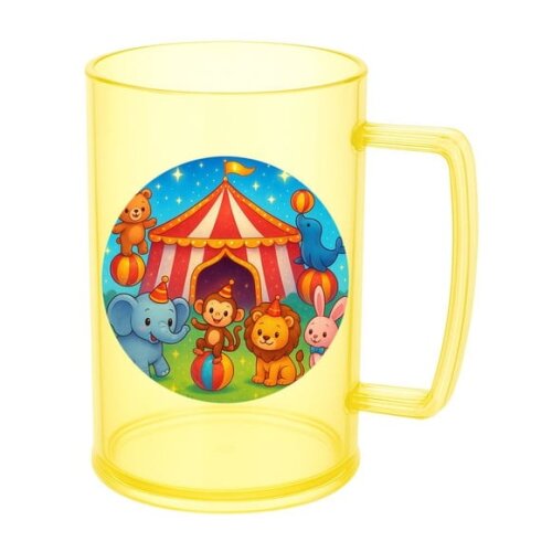 Caneca de Chopp Infantil Personalizada Circo Encantado