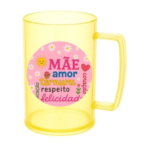 Caneca de Chopp Infantil Personalizada Dia das Mães