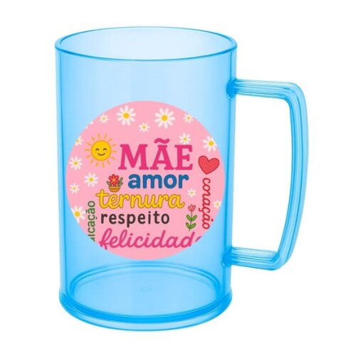 Caneca de Chopp Infantil Personalizada Dia das Mães