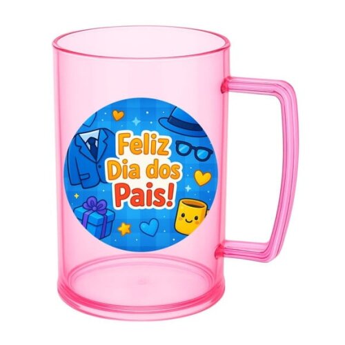 Caneca de Chopp Infantil Personalizada Dia dos Pais