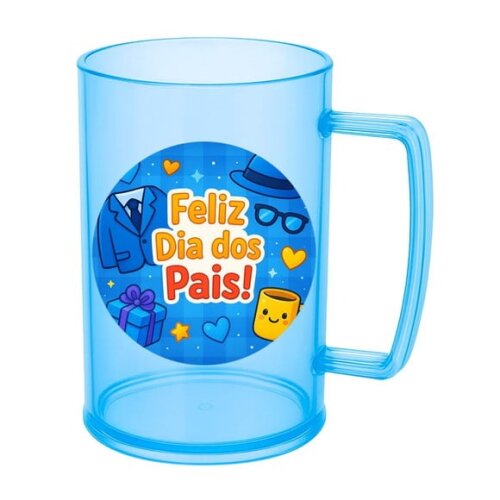 Caneca de Chopp Infantil Personalizada Dia dos Pais