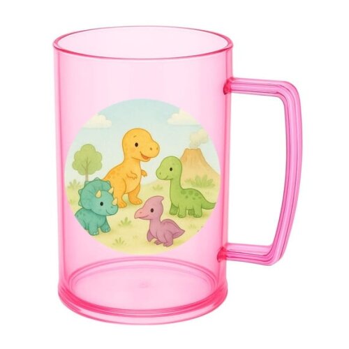 Caneca de Chopp Infantil Personalizada Dinossauros Baby