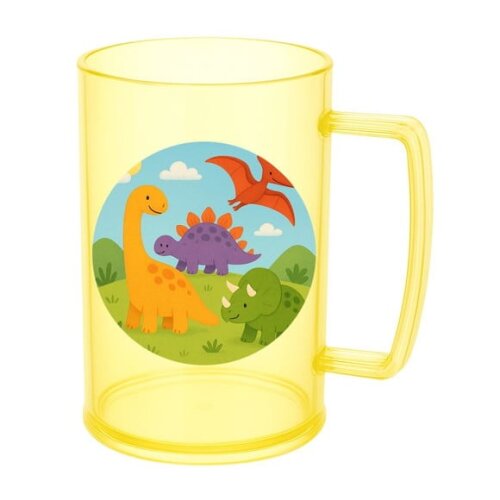 Caneca de Chopp Infantil Personalizada Dinossauros