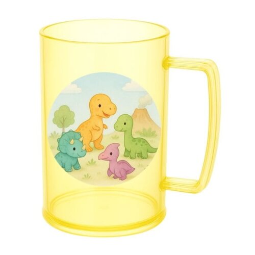 Caneca de Chopp Infantil Personalizada Dinossauros Baby