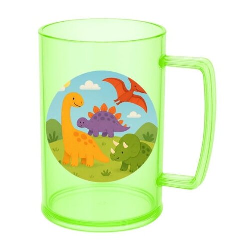 Caneca de Chopp Infantil Personalizada Dinossauros