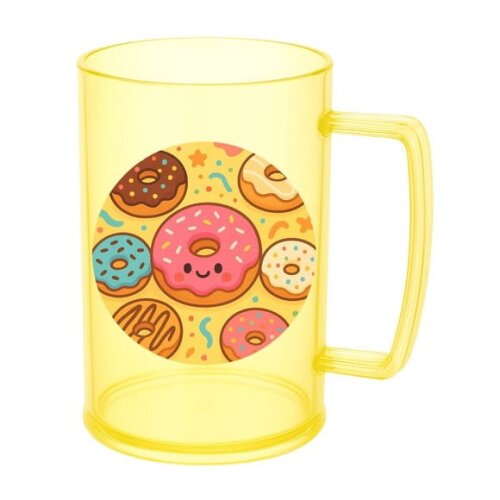 Caneca de Chopp Infantil Personalizada Donuts