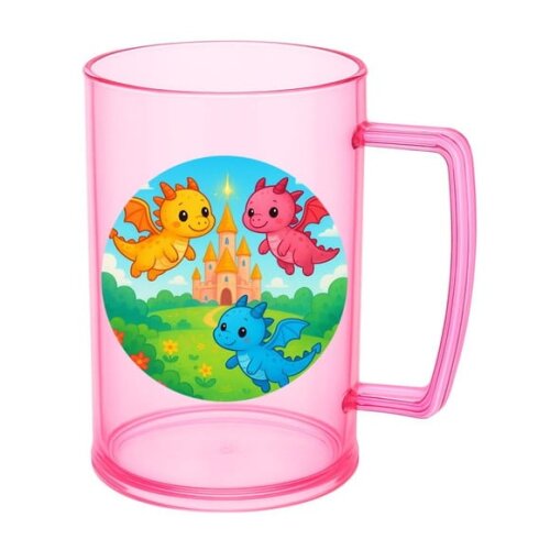 Caneca de Chopp Infantil Personalizada Dragões