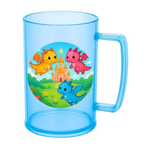 Caneca de Chopp Infantil Personalizada Dragões