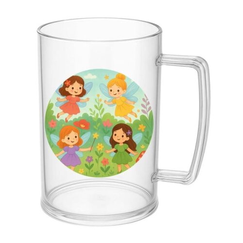 Caneca de Chopp Infantil Personalizada Fadas