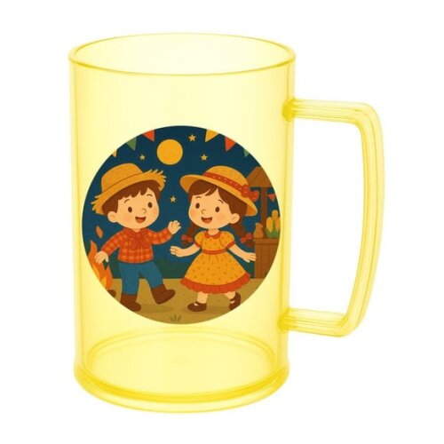 Caneca de Chopp Infantil Personalizada Festa Junina