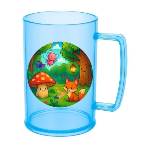 Caneca de Chopp Infantil Personalizada Floresta Encantada