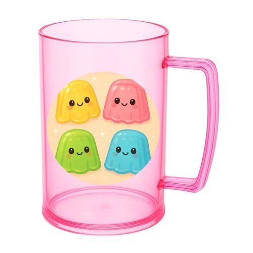 Caneca de Chopp Infantil Personalizada Gelatinas