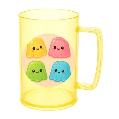 Caneca de Chopp Infantil Personalizada Gelatinas