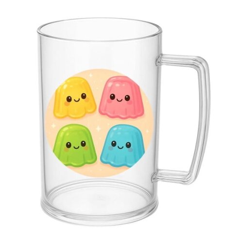 Caneca de Chopp Infantil Personalizada Gelatinas