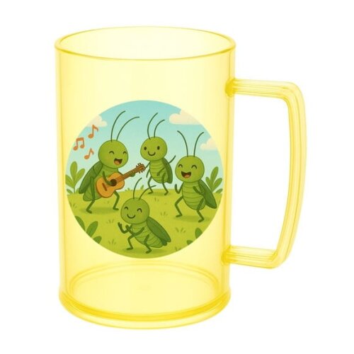 Caneca de Chopp Infantil Personalizada Grilos