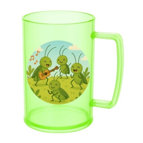 Caneca de Chopp Infantil Personalizada Grilos