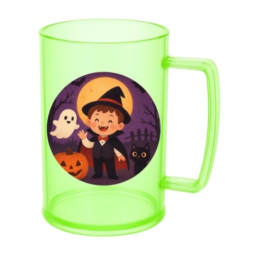 Caneca de Chopp Infantil Personalizada Halloween
