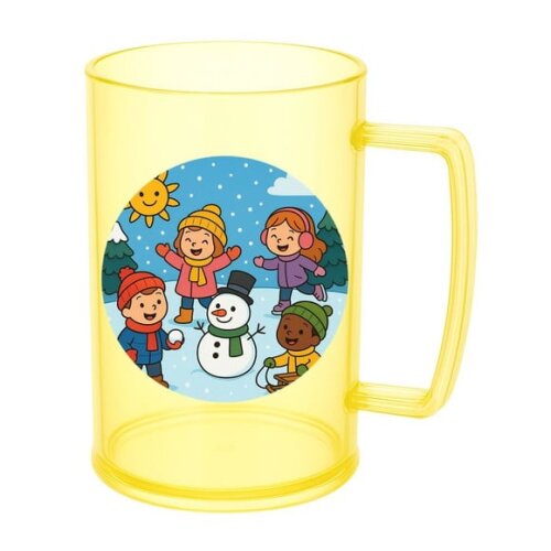 Caneca de Chopp Infantil Personalizada Inverno Divertido