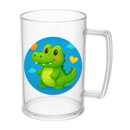 Caneca de Chopp Infantil Personalizada Jacaré Baby