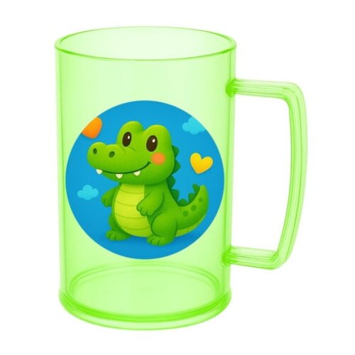 Caneca de Chopp Infantil Personalizada Jacaré Baby