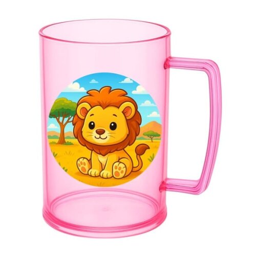 Caneca de Chopp Infantil Personalizada Leão Baby