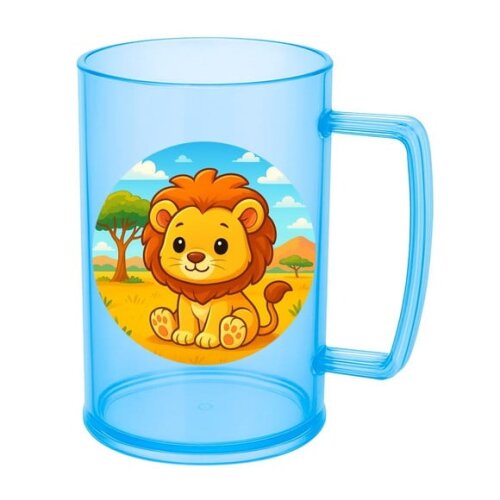 Caneca de Chopp Infantil Personalizada Leão Baby