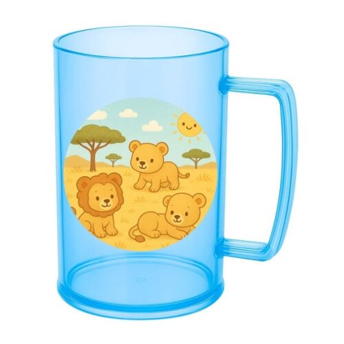 Caneca de Chopp Infantil Personalizada Leãozinhos