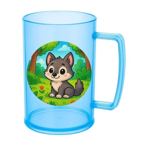 Caneca de Chopp Infantil Personalizada Lobinho