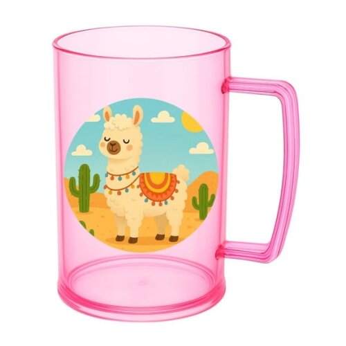 Caneca de Chopp Infantil Personalizada Lhama