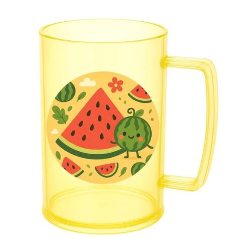 Caneca de Chopp Infantil Personalizada Melancia