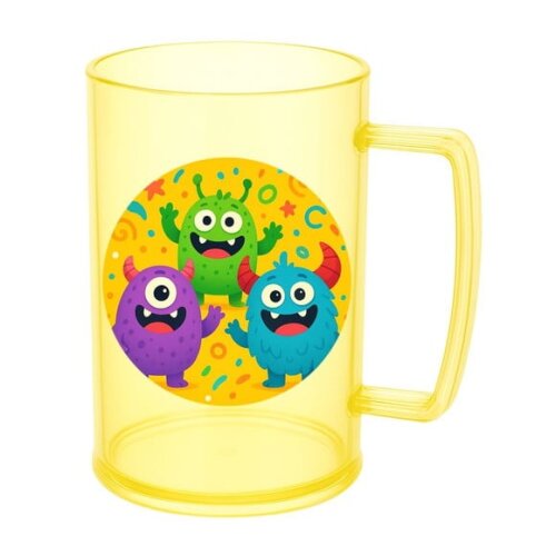 Caneca de Chopp Infantil Personalizada Monstrinhos