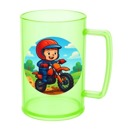Caneca de Chopp Infantil Personalizada Motocross
