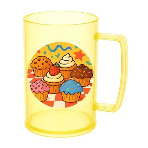 Caneca de Chopp Infantil Personalizada Muffins