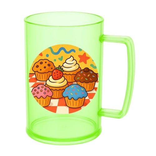 Caneca de Chopp Infantil Personalizada Muffins